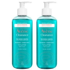 Avène Cleanance Kit com 2 Unidades – Gel de Limpeza Facial – 400g Kit