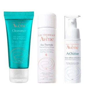 Avène Kit - Sérum Facial + Água Termal + Gel de Limpeza Kit